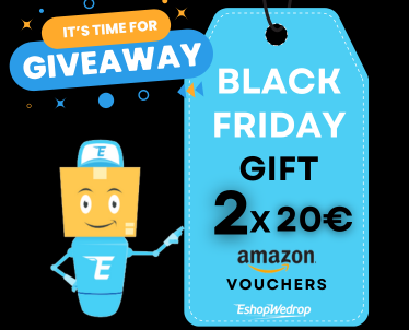 Black Friday Giveaway: Win TWO Amazon Voucher with EshopWedrop!